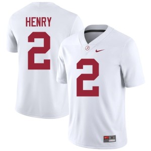 Derrick Henry Bama Men #2 2026-27 White College Football Jerseys 711176-325