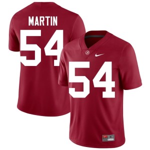 JD Martin Game Crimson #54 Men's UA Crimson Tide College Football Jerseys 990963-304