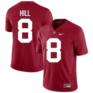 Justin Hill Crimson #8 2026-27 Go Bama College Football Men's Jerseys 866256-607