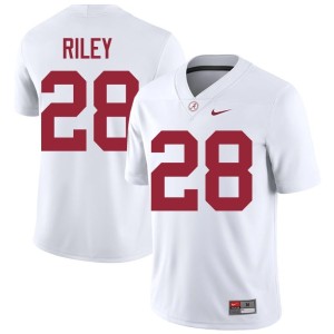 Kevin Riley Mens Replica White Bama #28 College Football Jerseys 428665-327