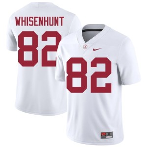 Lane Whisenhunt Embroidery White Men #82 Alabama Crimson Tide College Football Jerseys 434810-357