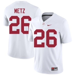 Luke Metz UA Mens #26 White College Football NCAA Jerseys 344876-718