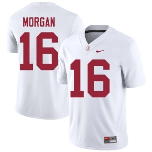 Red Morgan College Football White The Tide Mens 2026-27 #16 Jersey 711815-116