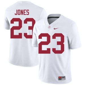 Cayden Jones Men's White #23 University Roll Tide College Football Jersey 358607-659