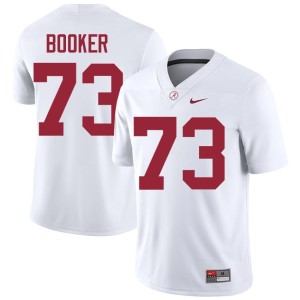 Chris Booker University of Alabama Mens White College Football NCAA #73 Jersey 196241-457