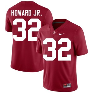 Corey Howard Jr. High School Crimson College Football Mens UA #32 Jerseys 576836-772
