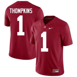 Devan Thompkins Men College Football Alabama Limited Crimson #1 Jerseys 775495-400