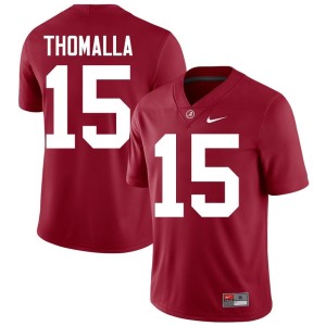 Jett Thomalla High School Crimson Alabama College Football Men's #15 Jerseys 801560-243