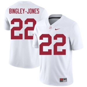 Kedrick Bingley-Jones #22 White Bama College Football Mens Replica Jerseys 152820-875