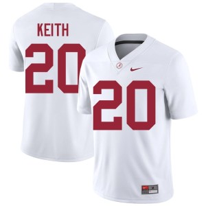 Khalifa Keith Limited Men #20 White College Football Bama Jerseys 510584-337