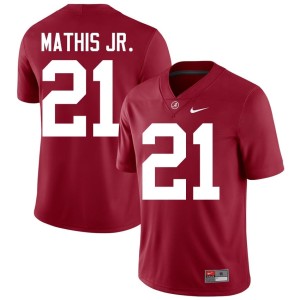 Maurice Mathis Jr. Crimson UA Crimson Tide Men's NCAA College Football #21 Jerseys 109577-197