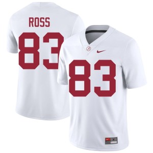 Warner Ross #83 Crimson Tide White College Football Mens Game Jersey 528068-854