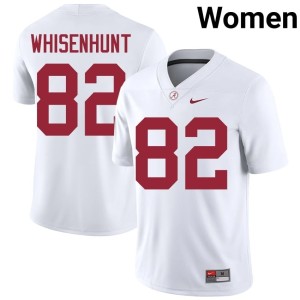 Lane Whisenhunt Women's Stitched College Football #82 University of Alabama White Jerseys 352122-150