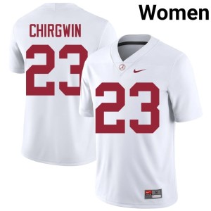 MJ Chirgwin University of Alabama Womens Player College Football White #23 Jersey 796462-545
