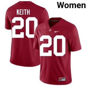 Khalifa Keith College Football University of Alabama #20 Crimson Player Womens Jerseys 483232-954