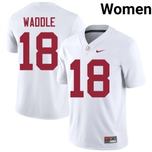 Mack Sutter Women White Embroidery UA Crimson Tide College Football #18 Jersey 216866-393