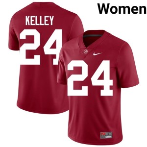 Rihyael Kelley Bama Stitched Crimson College Football Women's #24 Jerseys 568931-619
