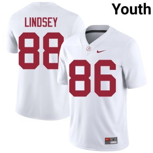 Jay Lindsey UA Crimson Tide 2026 College Football Youth #88 White Jerseys 443584-606