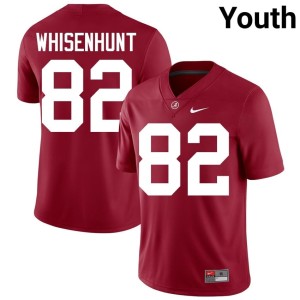 Lane Whisenhunt #82 Crimson Youth Embroidery Crimson Tide College Football Jersey 963361-808