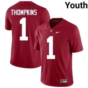 Devan Thompkins College Football #1 Youth Crimson 2026 Bama Jersey 846395-575