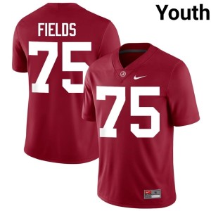 Ethan Fields Crimson Go Bama College Football Youth Limited #75 Jersey 738489-550